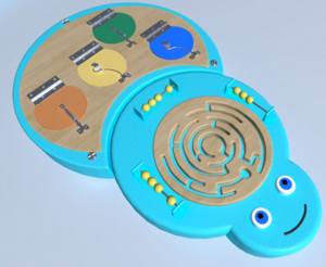 Настенный игровой элемент «Гусеница» - fgospostavki.ru - Зеленогорск