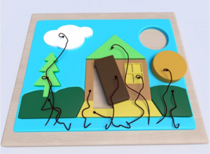 Настенная панель «Домик» - fgospostavki.ru - Зеленогорск