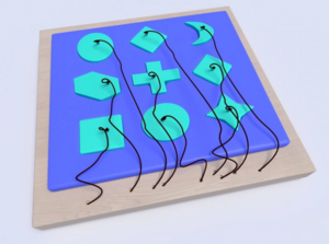 Развивающая панель с геометрическими фигурами - fgospostavki.ru - Зеленогорск