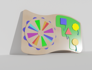 Тактильно-развивающая панель «Яркие краски» - fgospostavki.ru - Зеленогорск