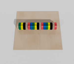 Тактильно-развивающая панель с разноцветными кругами - fgospostavki.ru - Зеленогорск