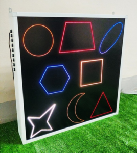 Панель интерактивная со светящимися цветными фигурами - fgospostavki.ru - Зеленогорск