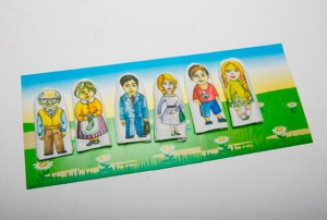 Набор пальчиковых кукол "Семья" 6 штук - fgospostavki.ru - Зеленогорск