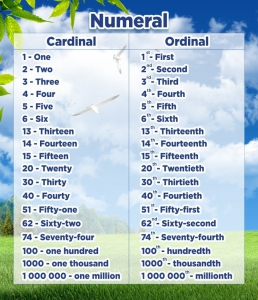 Стенд "Нумерация" - fgospostavki.ru - Зеленогорск