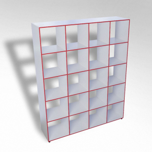 Шкаф открытый многосекционный ТР20 ЛДСП - fgospostavki.ru - Зеленогорск