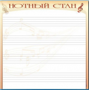 Доска магнитно-маркерная "Нотный стан" - fgospostavki.ru - Зеленогорск