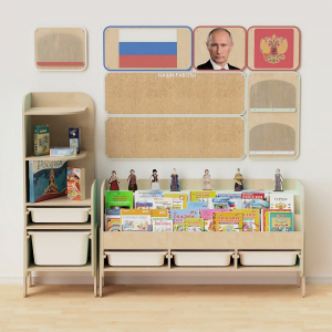 Средний уголок патриотического воспитания в группе ДОУ - «Родина моя» - fgospostavki.ru - Зеленогорск