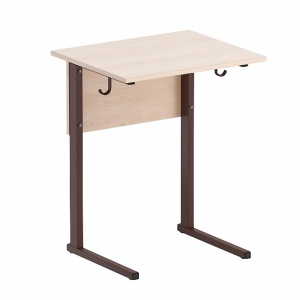 Стол ученический одноместный на прямоугольной трубе - fgospostavki.ru - Зеленогорск