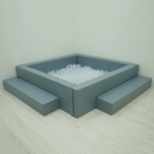 Сухой бассейн с шариками и RGB-подсветкой 190х190 см - fgospostavki.ru - Зеленогорск