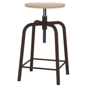 Табурет рабочий (винтовой механизм регулировки высоты сиденья) - fgospostavki.ru - Зеленогорск