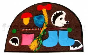 Тактильное панно "Ежик" - fgospostavki.ru - Зеленогорск