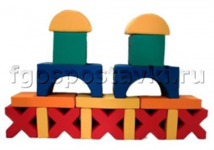 Мягкий модуль-конструктор "Терем" (18 элементов) - fgospostavki.ru - Зеленогорск