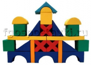 Мягкий модуль-конструктор "Терем" (23 элемента) - fgospostavki.ru - Зеленогорск