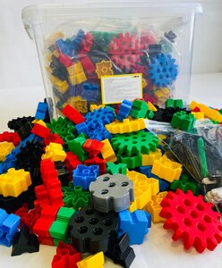 Конструктор Шестеренки (STEM Junior) 300 деталей  - fgospostavki.ru - Зеленогорск