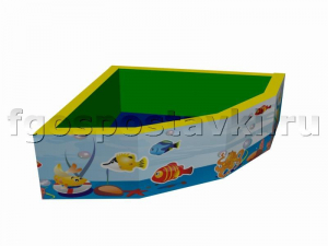Бассейн угловой с шелкографией - fgospostavki.ru - Зеленогорск