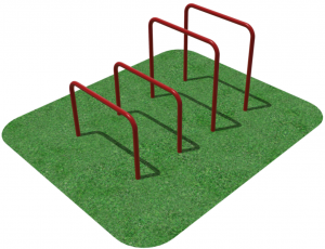 Упоры для отжимания цельносварные, разноуровневые  - fgospostavki.ru - Зеленогорск