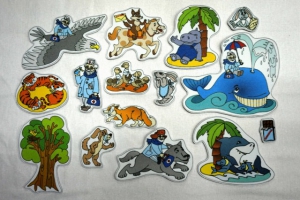 Дидактический набор навесных элементов «Сказка «Доктор Айболит» - fgospostavki.ru - Зеленогорск