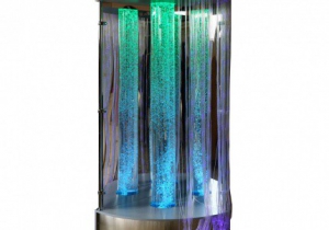 Сенсорный уголок большой с одной колонной, двусторонней подсветкой и фибероптическими нитями. VIP класс. - fgospostavki.ru - Зеленогорск