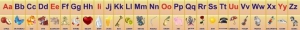 Стенд "Английский алфавит" Вариант 2 - fgospostavki.ru - Зеленогорск