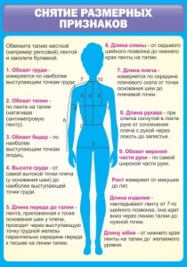 Стенд "Снятие мерок" Вариант 2 - fgospostavki.ru - Зеленогорск