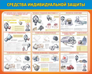 Стенд "Средства индивидуальной защиты" Вариант 2 - fgospostavki.ru - Зеленогорск