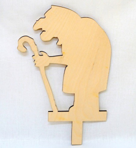 Персонаж для теневого театра "Баба Яга" - fgospostavki.ru - Зеленогорск