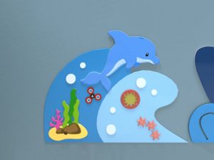 Бизиборд «Дельфин» - fgospostavki.ru - Зеленогорск