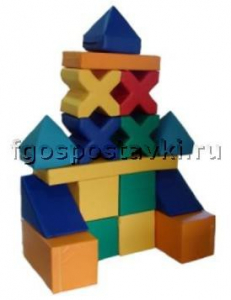 Мягкий модуль-конструктор "Замок" (17 элементов) - fgospostavki.ru - Зеленогорск