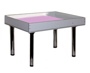 Световой столик для рисования песком напольный 80х60 сантиметров мультиколор с кармашком для песка - fgospostavki.ru - Зеленогорск