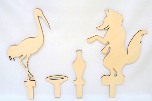 Теневой театр "Лиса и журавль" - fgospostavki.ru - Зеленогорск