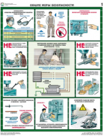 Комплект плакатов "Безопасность работ на металлообрабатывающих станках" - fgospostavki.ru - Зеленогорск