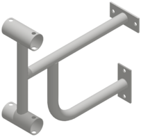 Кронштейн настенный (двухрядный) - fgospostavki.ru - Зеленогорск