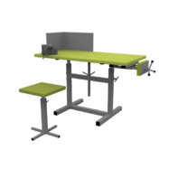 Верстак ученический комбинированный с тисками и струбциной, с защитным экраном и табуретом - fgospostavki.ru - Зеленогорск