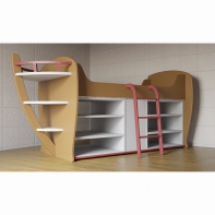 Детская кровать-чердак «Корабль» - fgospostavki.ru - Зеленогорск