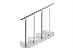 Перила для входной группы - fgospostavki.ru - Зеленогорск