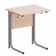 Стол ученический одноместный на круглой трубе - fgospostavki.ru - Зеленогорск