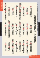 Комплект таблиц. Русский язык. Словарные слова. - fgospostavki.ru - Зеленогорск