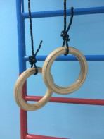 Кольца навесные для детского спортивного комплекса (диаметр 16 сантиметров, фанера) - fgospostavki.ru - Зеленогорск