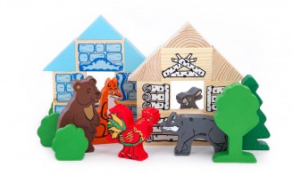 Комплект игрушек для сказкотерапии "Зайкина избушка" - fgospostavki.ru - Зеленогорск