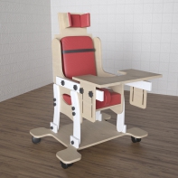 Стул для ребенка с ОВЗ «Новые горизонты» №2 со столешницей красный - fgospostavki.ru - Зеленогорск