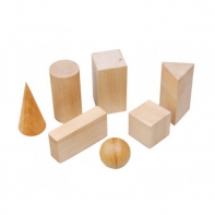 Набор "Тела геометрические" (деревянные) 14штук - fgospostavki.ru - Зеленогорск