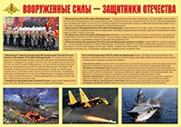 Плакат "Вооруженные Силы – защитники Отечества" - fgospostavki.ru - Зеленогорск