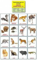 Раздаточные карточки "Дикие животные (2)" - fgospostavki.ru - Зеленогорск