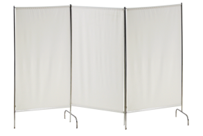 Ширма медицинская из нержавеющей стали без колес 3 секции - fgospostavki.ru - Зеленогорск