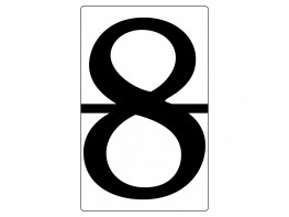 Набор магнитных карточек "Произвольный размер "8" (3 штуки) - fgospostavki.ru - Зеленогорск