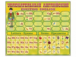 Комплект оборудования "Английский алфавит" с комплектом тематических магнитов - fgospostavki.ru - Зеленогорск