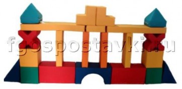 Мягкий модуль-конструктор "Архитектор" (22 элемента) - fgospostavki.ru - Зеленогорск