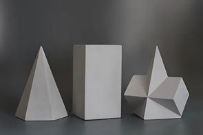 Набор гипсовых геометрических тел (15 штук) - fgospostavki.ru - Зеленогорск