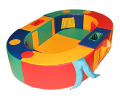 Манеж овальный 150х100х30 сантиметров - fgospostavki.ru - Зеленогорск