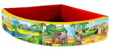 Бассейн угловой полукруглый с шелкографией - fgospostavki.ru - Зеленогорск